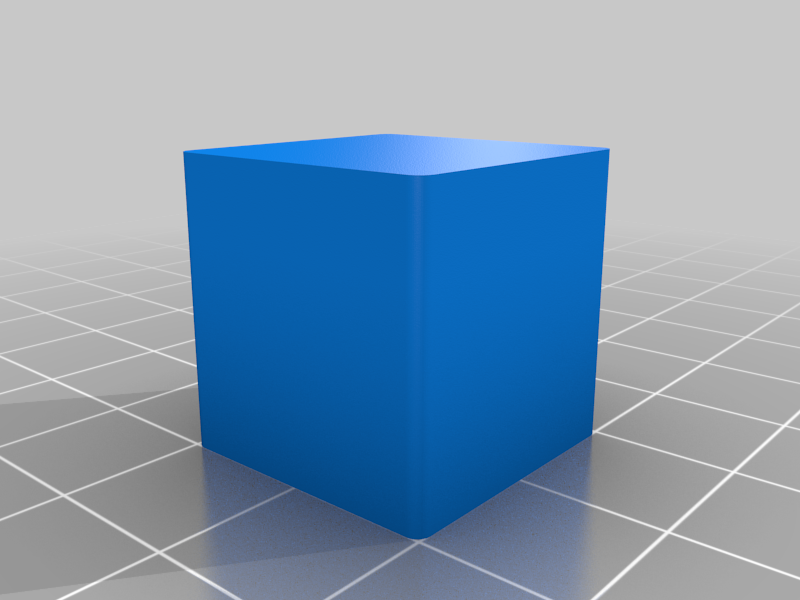 Flow calibration test cube
