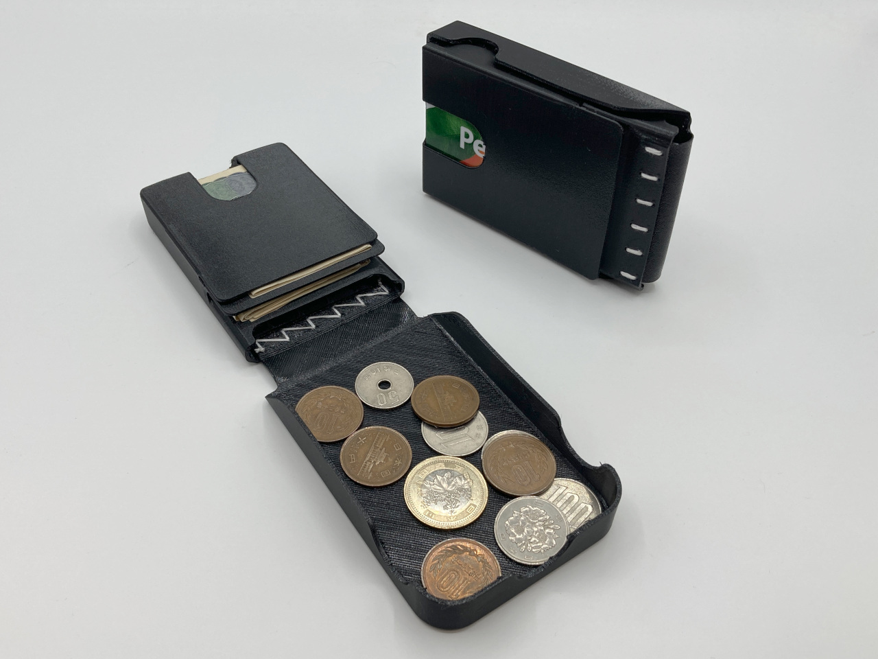 Coin Purse with Bill Pocket (TPU) / 小銭入れ (TPU)