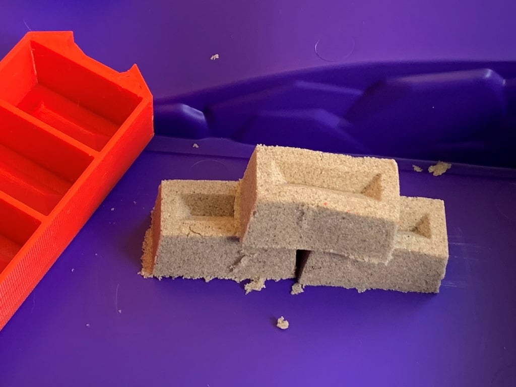 Kinetic Sand 4x Brick Mould