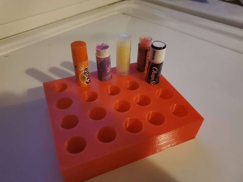 Homemade Chap stick filler and storage 