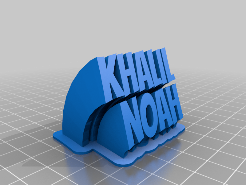 KHALIL NOAH PLATE