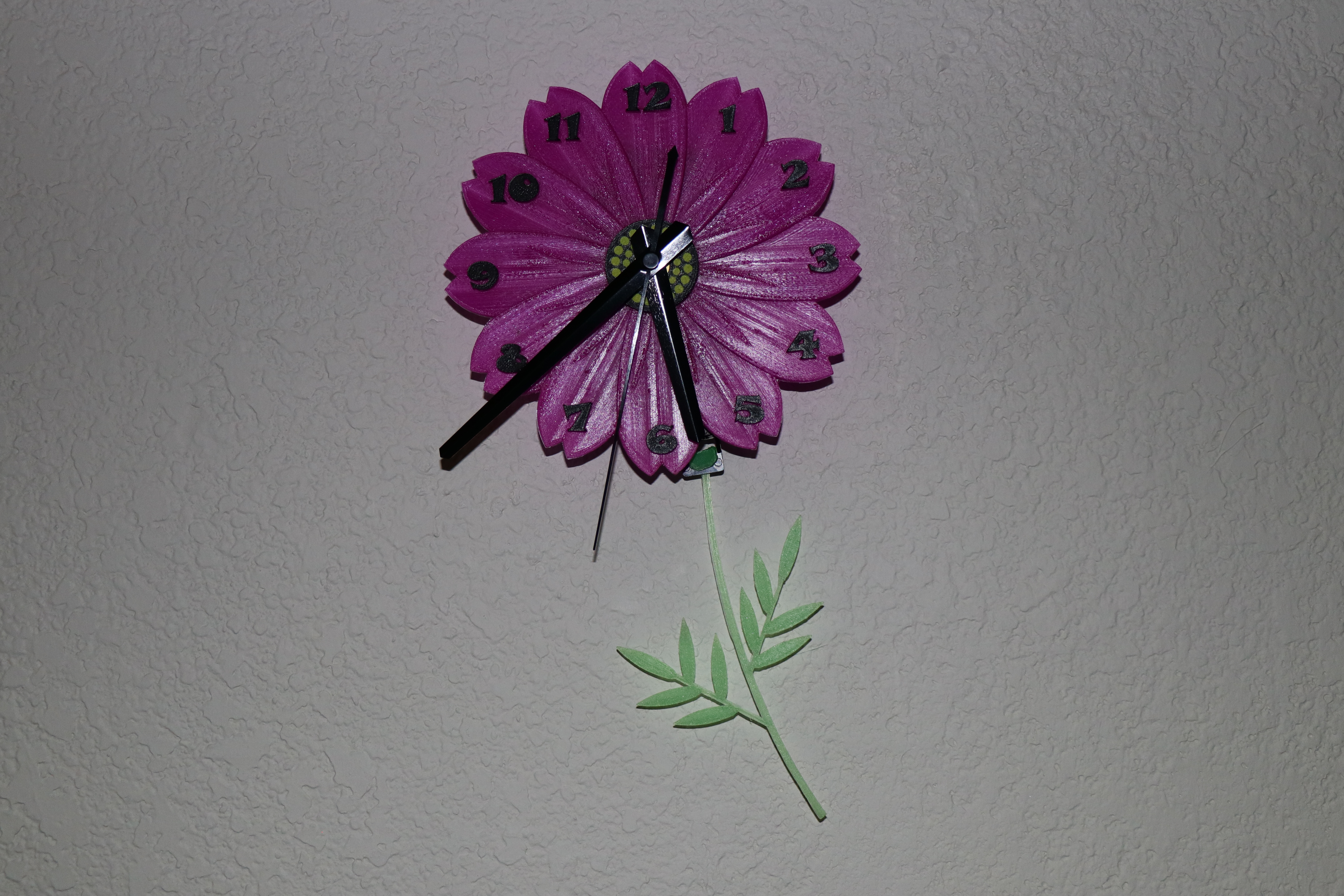 Flower clock