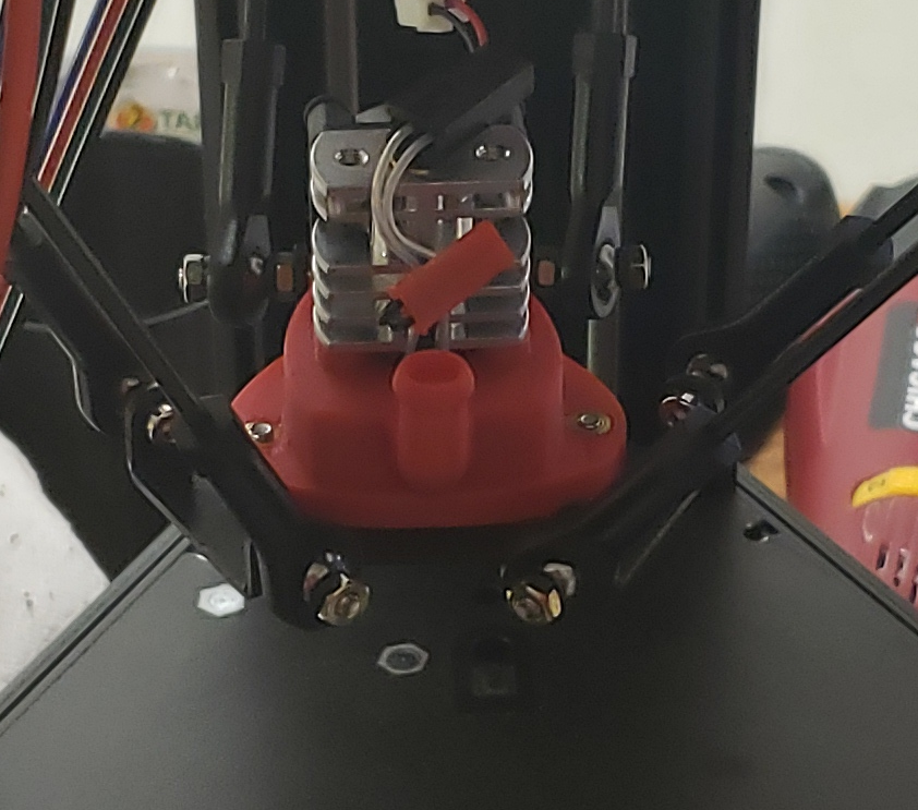Monoprice Mini Delta - MPMD - Deltaprintr Mini Hotend & Berd Air Effector Adapter