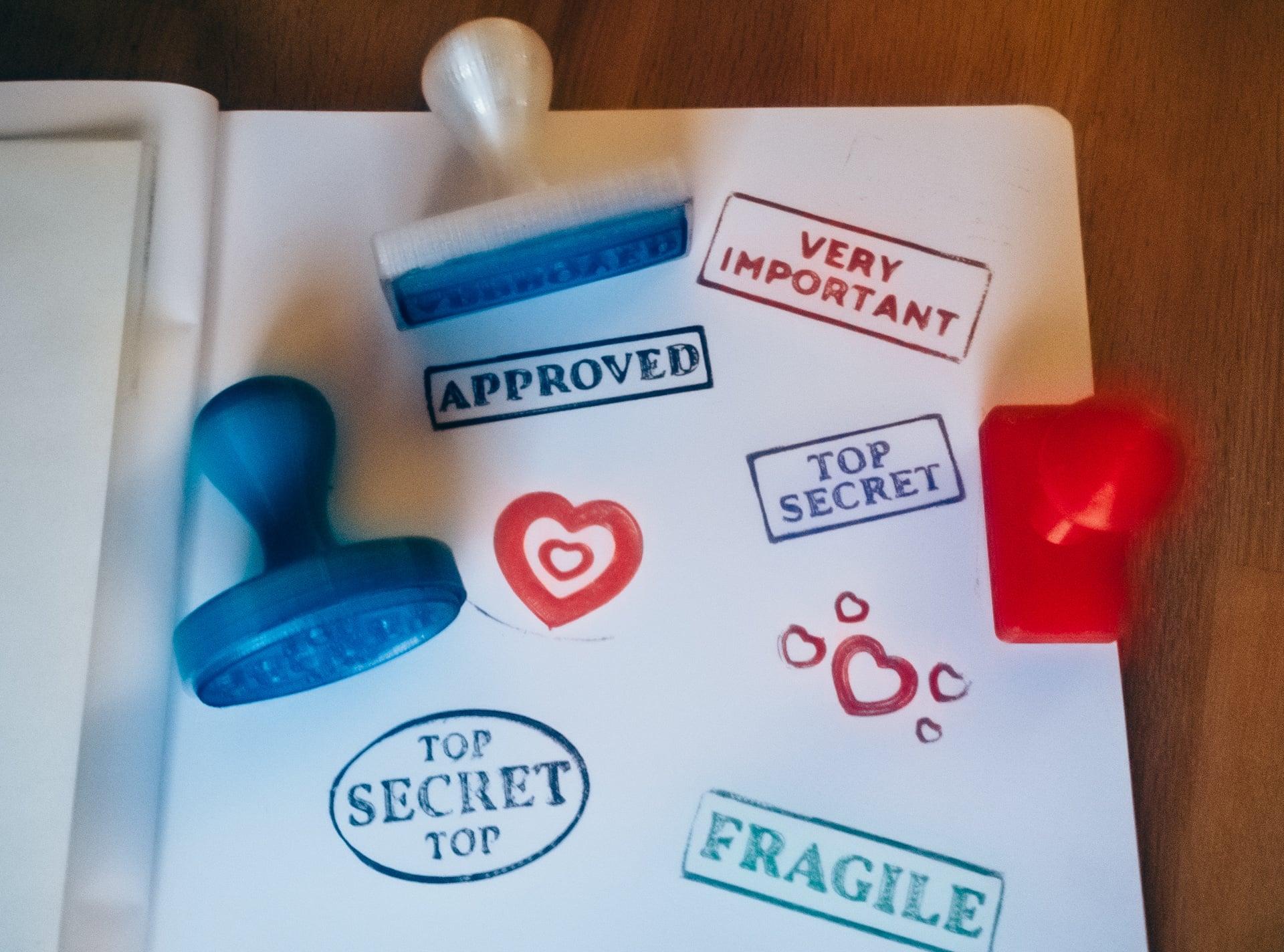 Custom Stamp with Exchangeable Text