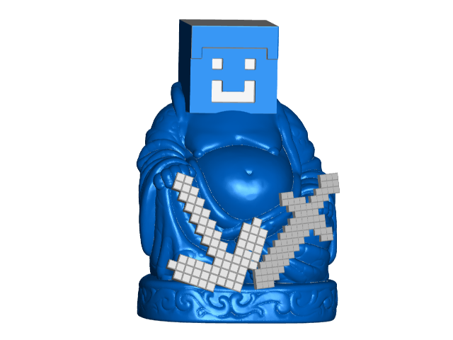 The Buddha of Minecraft (No Supports)