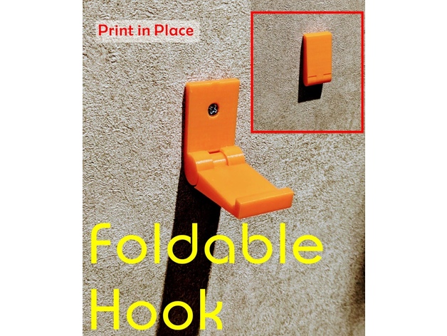 Print In Place Foldable Hook
