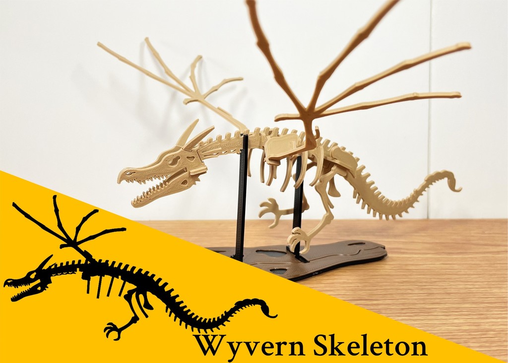  [Fantasy Puzzle] Wyvern Skeleton