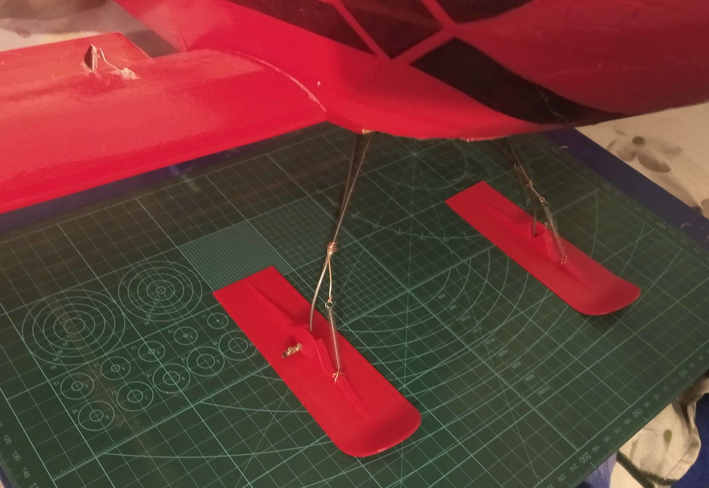 Wide nose skis for ~450g RC planes