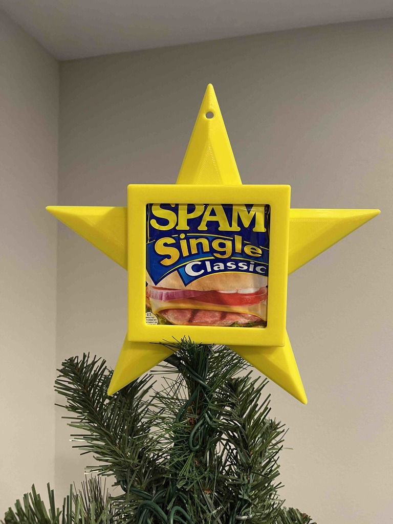 Christmas Tree Spam Star