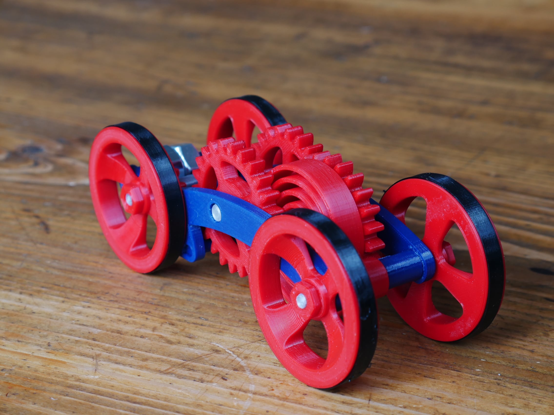 Tri-Mode Spring Motor Car - Larger Spring, no more O-Rings and more