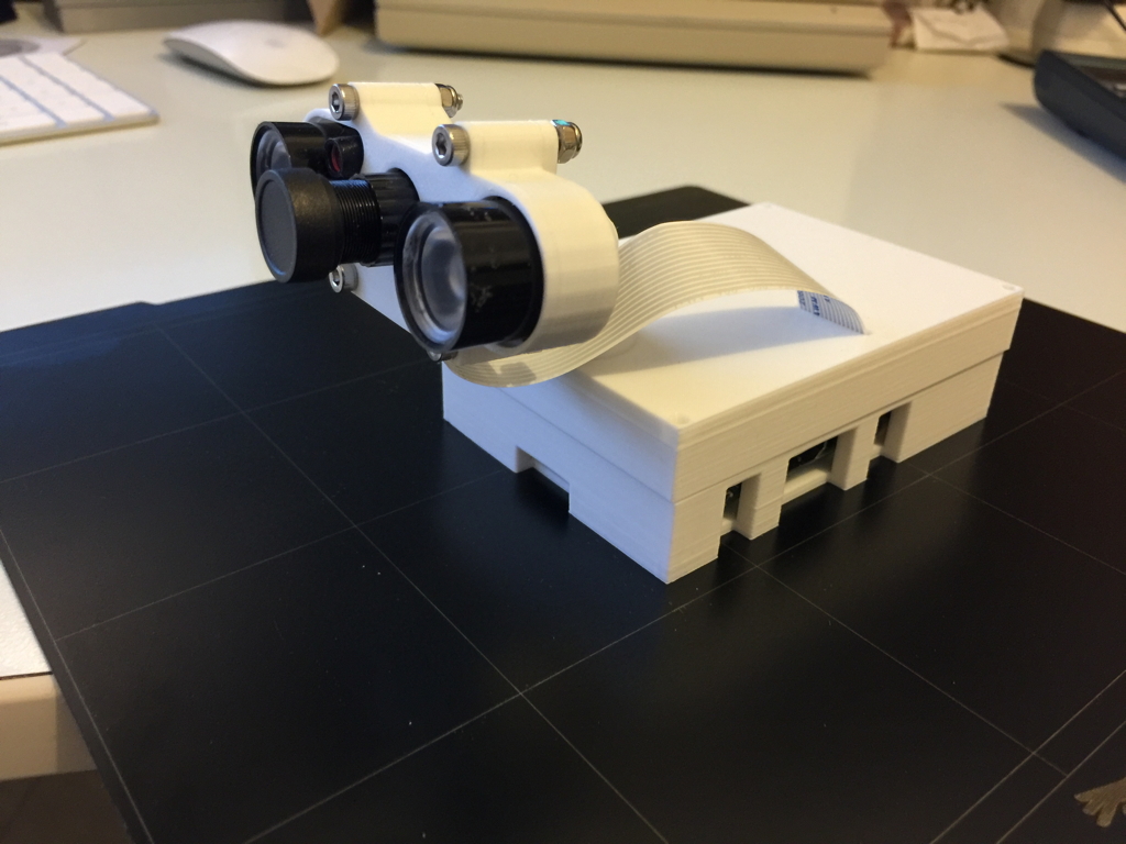 Boxes for Raspberry Pi 3B in two parts, stackable