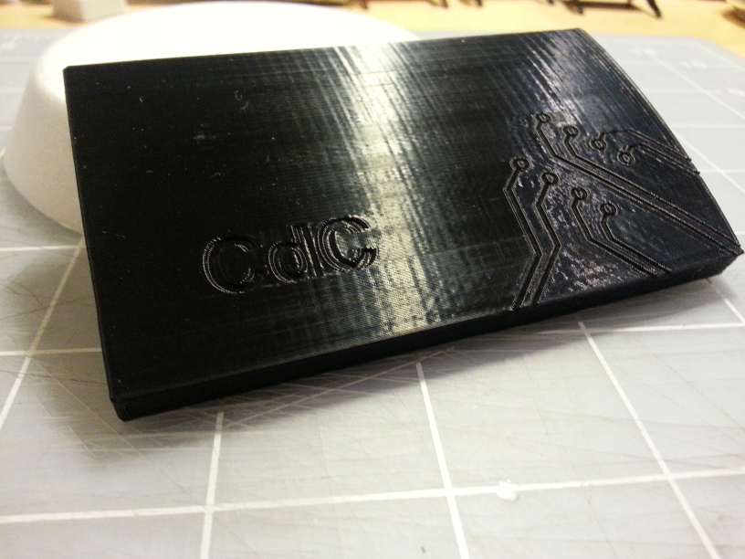 Customizable Curved Business Card Case