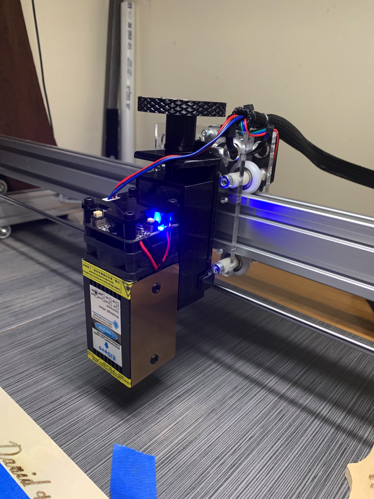 Adjustable Height Laser Mount