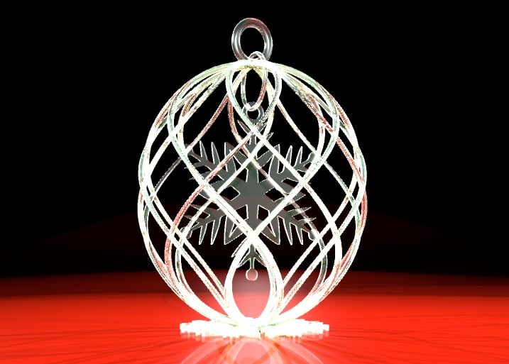 snowflake in Christmas decoration