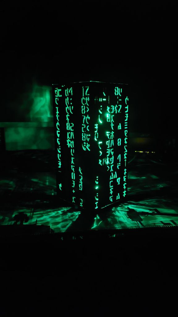 Matrix Code / Alien Code Lamp