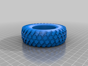 TIRE MOLD FOR MILITARY OR DAKAR  3D model