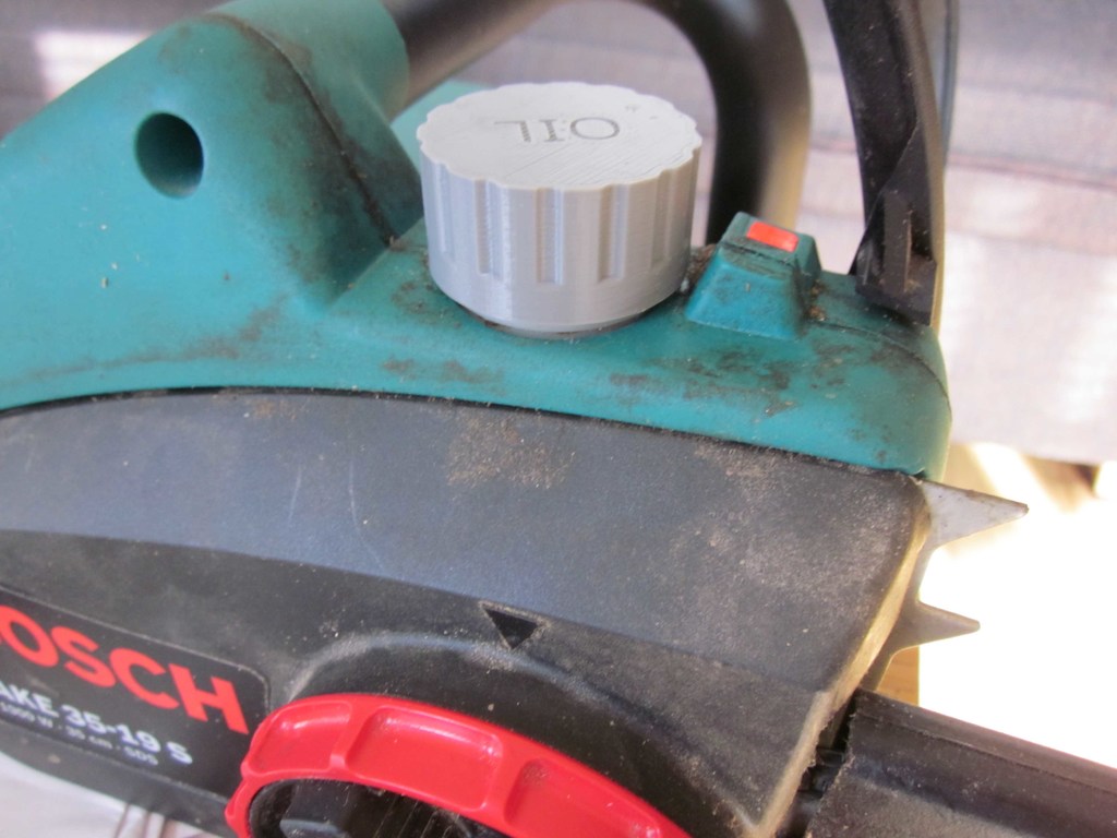 Oil cap for Bosch chainsaw