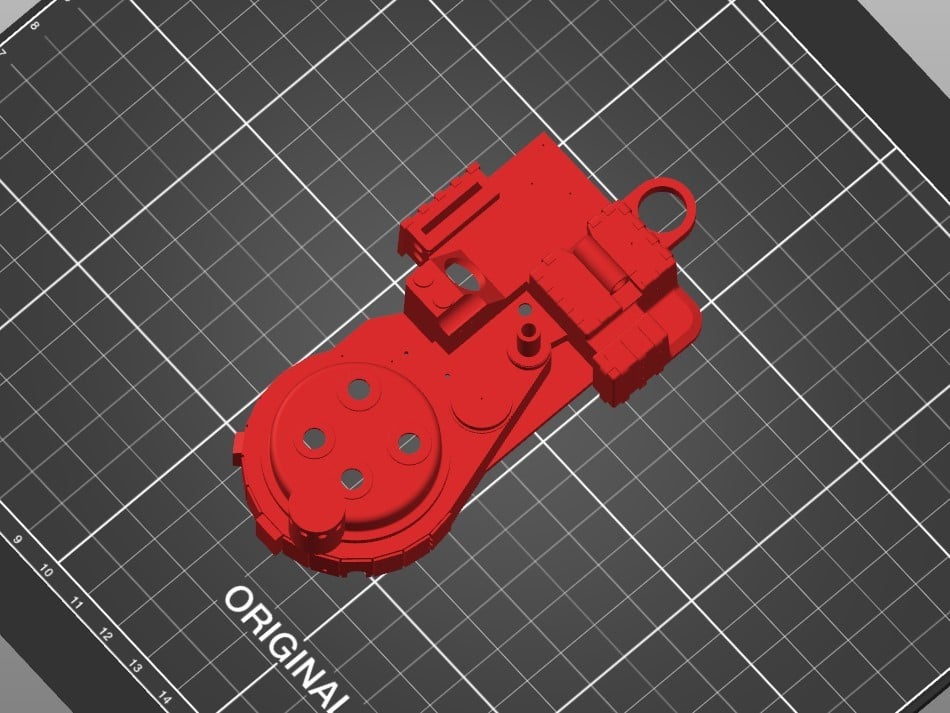 Ghostbusters - Mini mk2.1 shell ornament or keychain