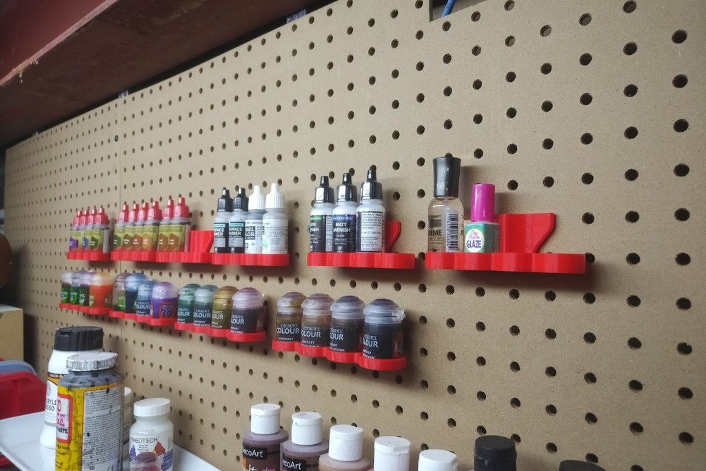 Vallejo/Army Painter Paint Pegboard Holder
