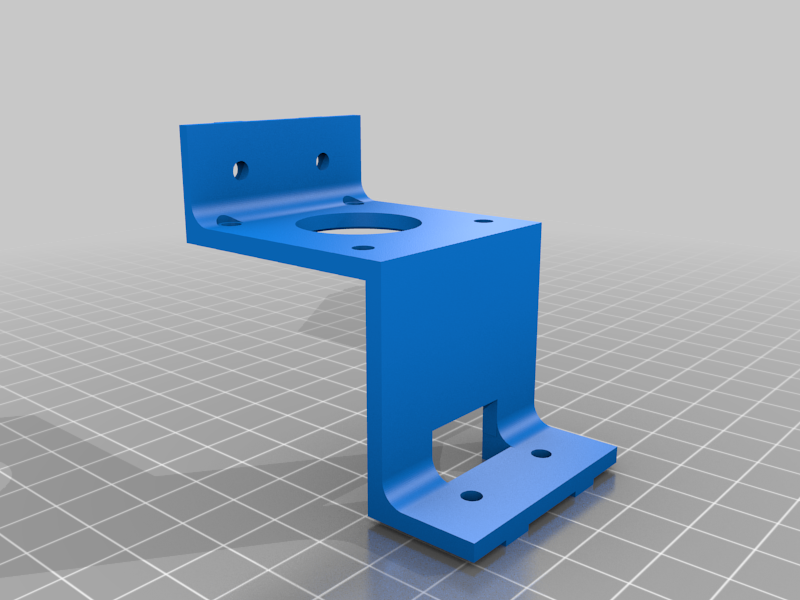 Revised easier to print Ender 3 Z Axis motor mount with alignment ribs . Designed to allow dual Z axis motors.