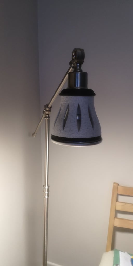 Lampshade for a Floor lamp and PAR 38 Bulb