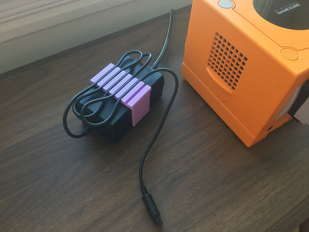 Gamecube PSU Cover for Cable Management