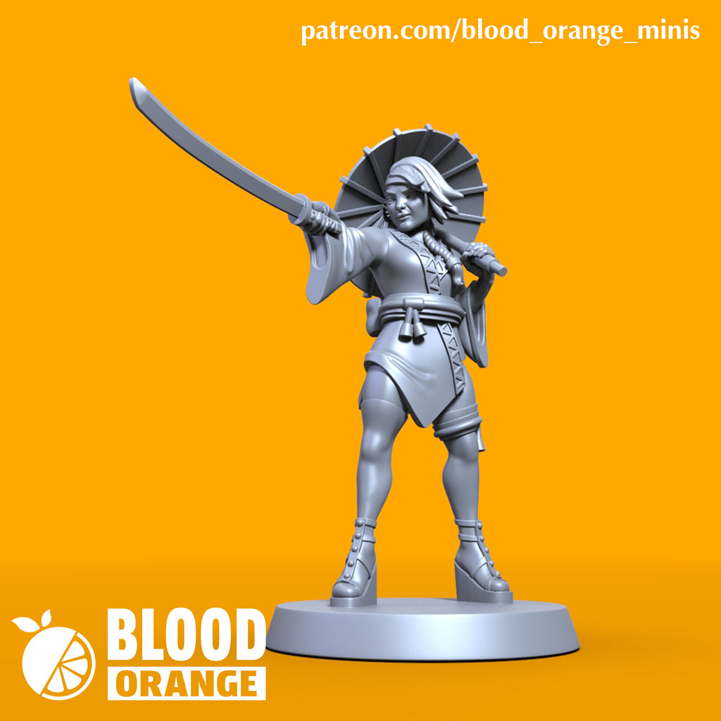 Kunoichi - Blood Orange Miniature