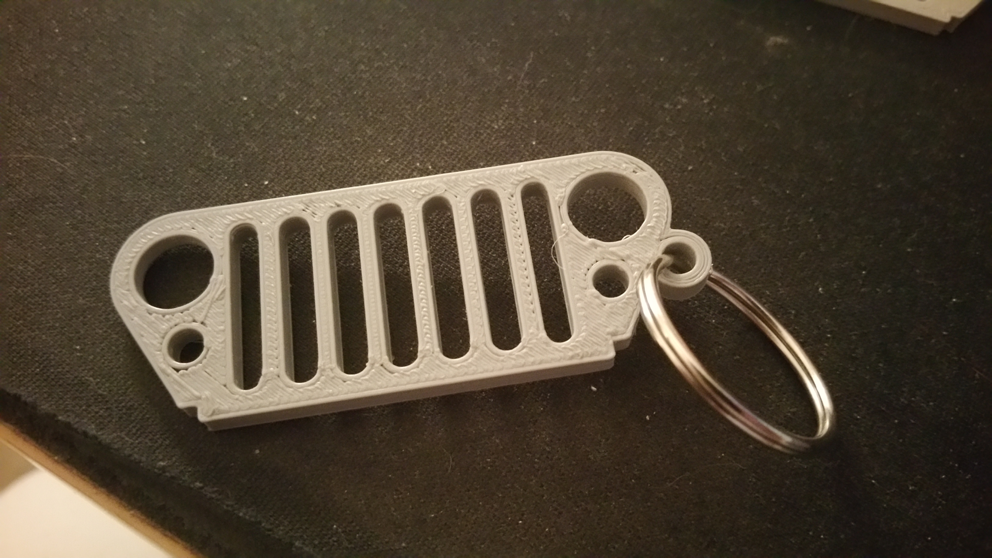 Remixed Jeep Grille Keychain