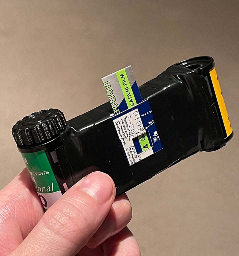 35mm Film Cartridge Dial for Matchbox Pinhole Cameras
