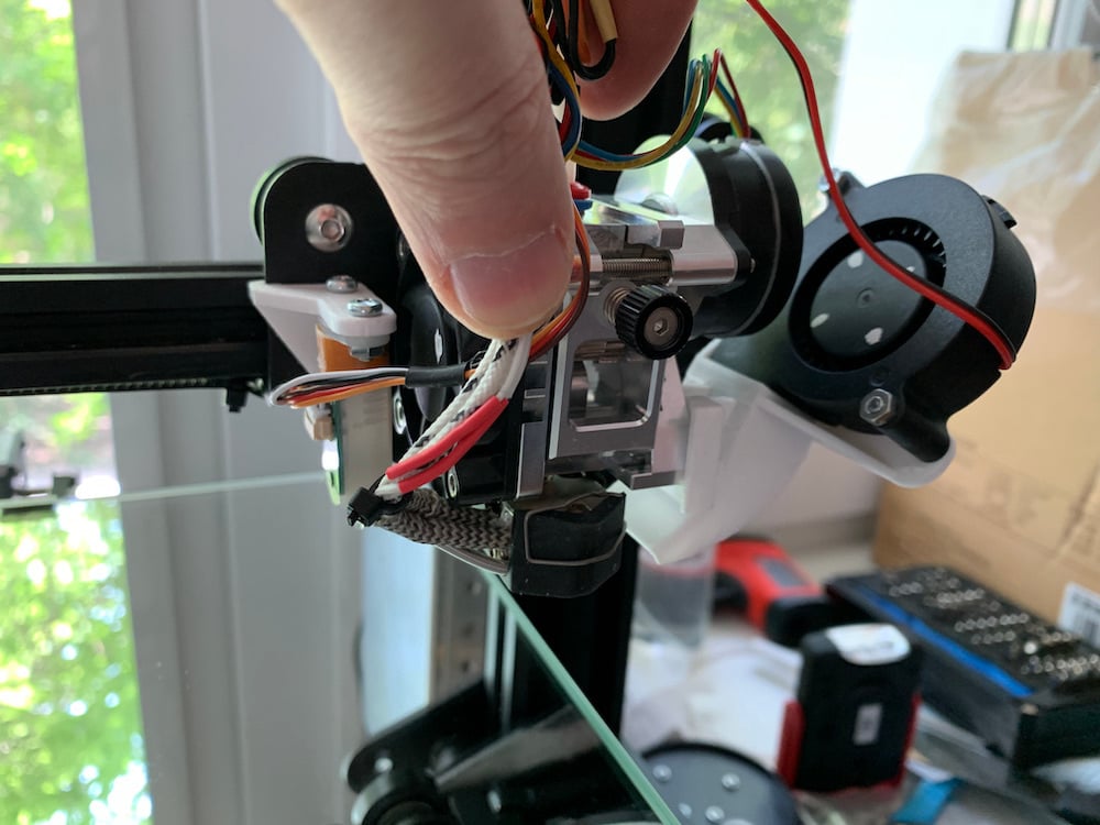 Mellow NF Sunrise fan and BL Touch mounts for Ender 3 pro