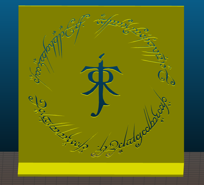 Lord of the Rings Tolkien Tengwar Book Stand