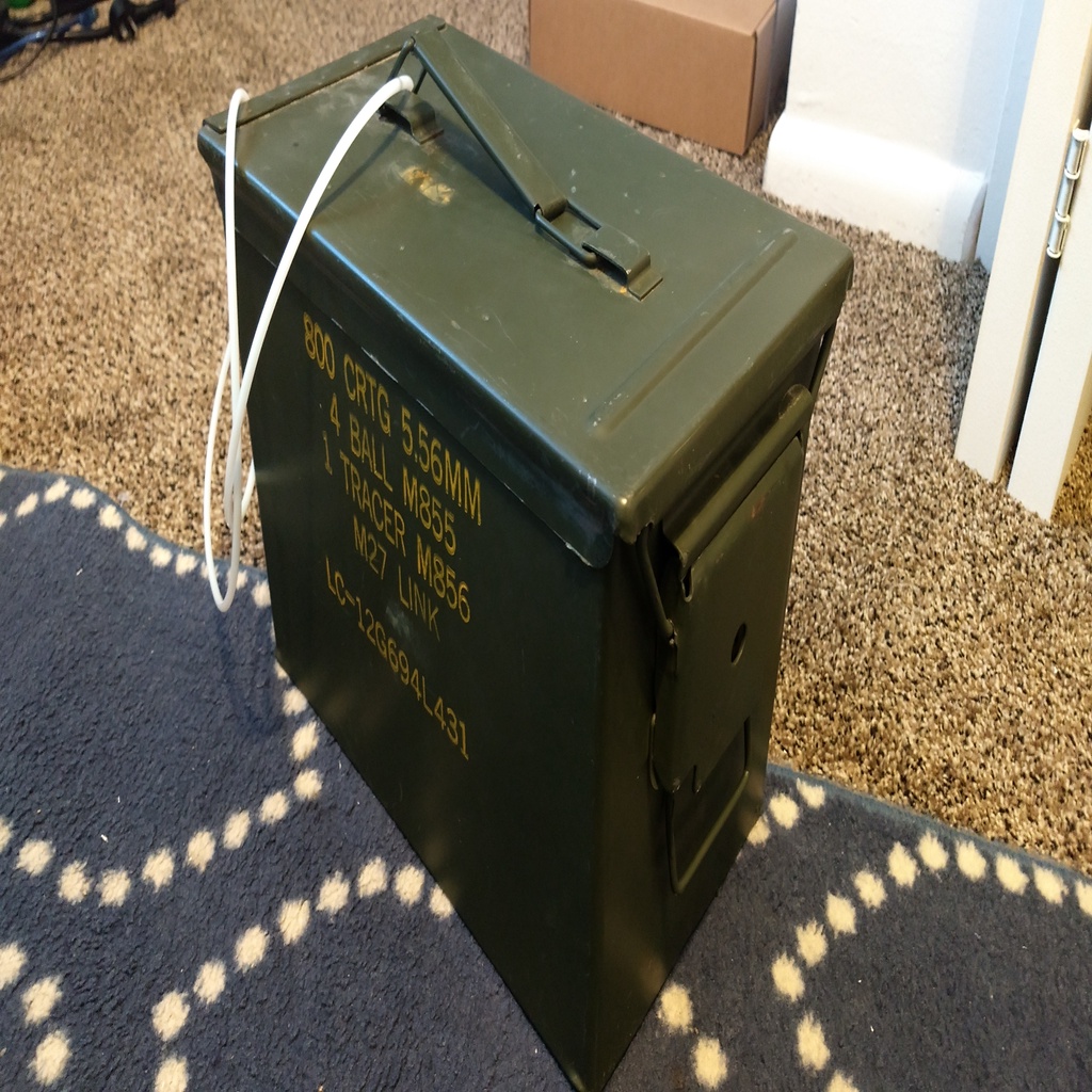 Filament Dry Box - Made from an ammo can box