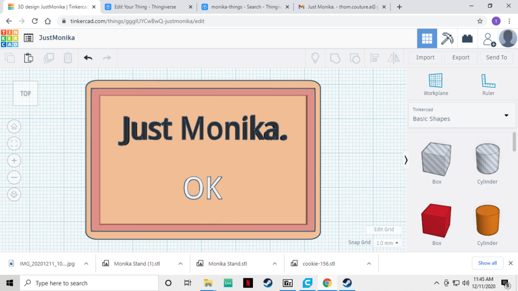 Just Monika. (DDLC)
