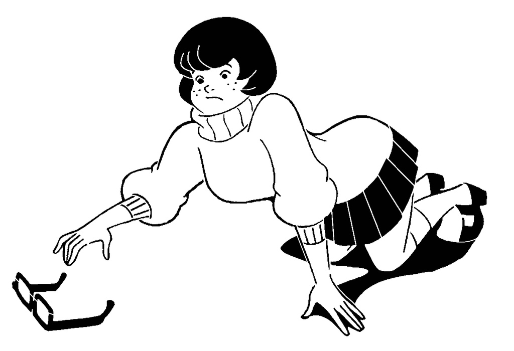 Velma Dinkley stencil 2