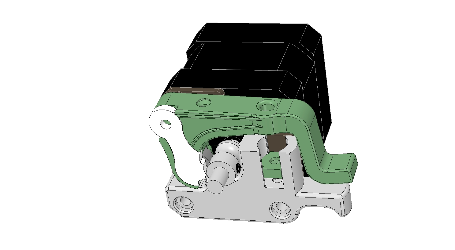 Bowden extruder v2