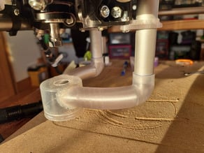 Clear Dust Shoe for MPCNC Primo by Steve M. Potter