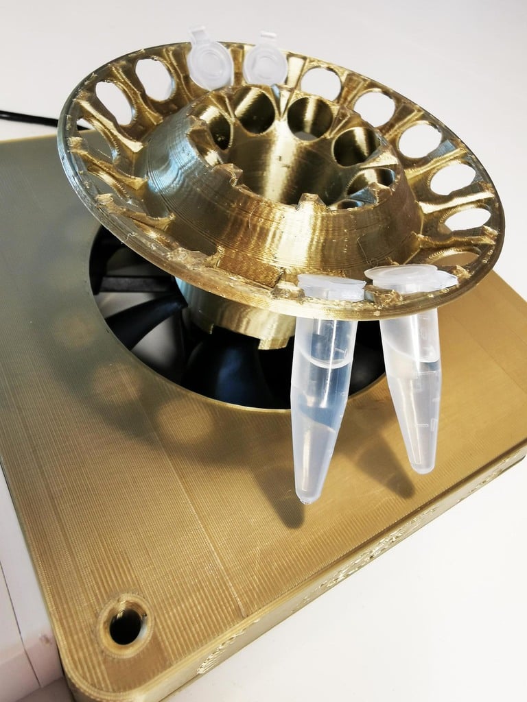 tinkerCentrifuge MK2, upgraded DIY tabletop centrifuge for eppendorf tubes