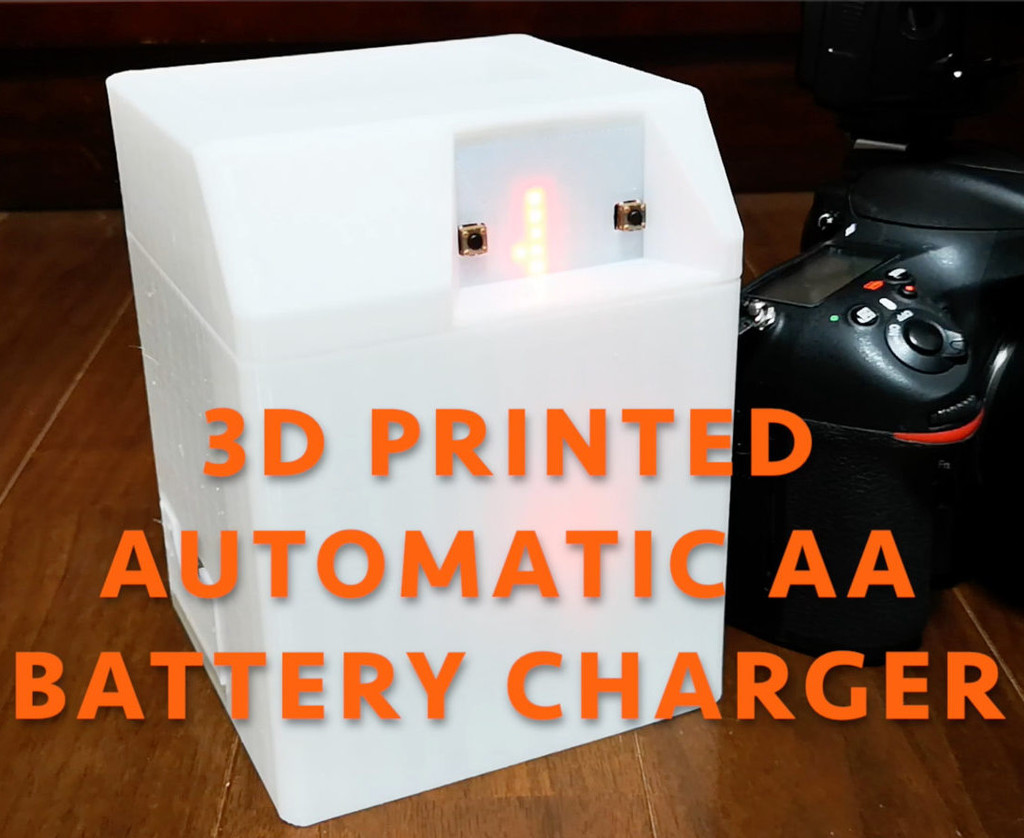 Automatic robotic AA battery charger