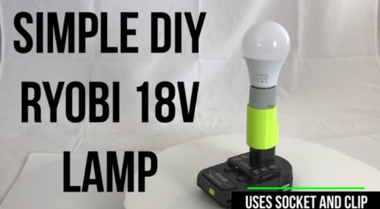 RYOBI 18V LED Lamp