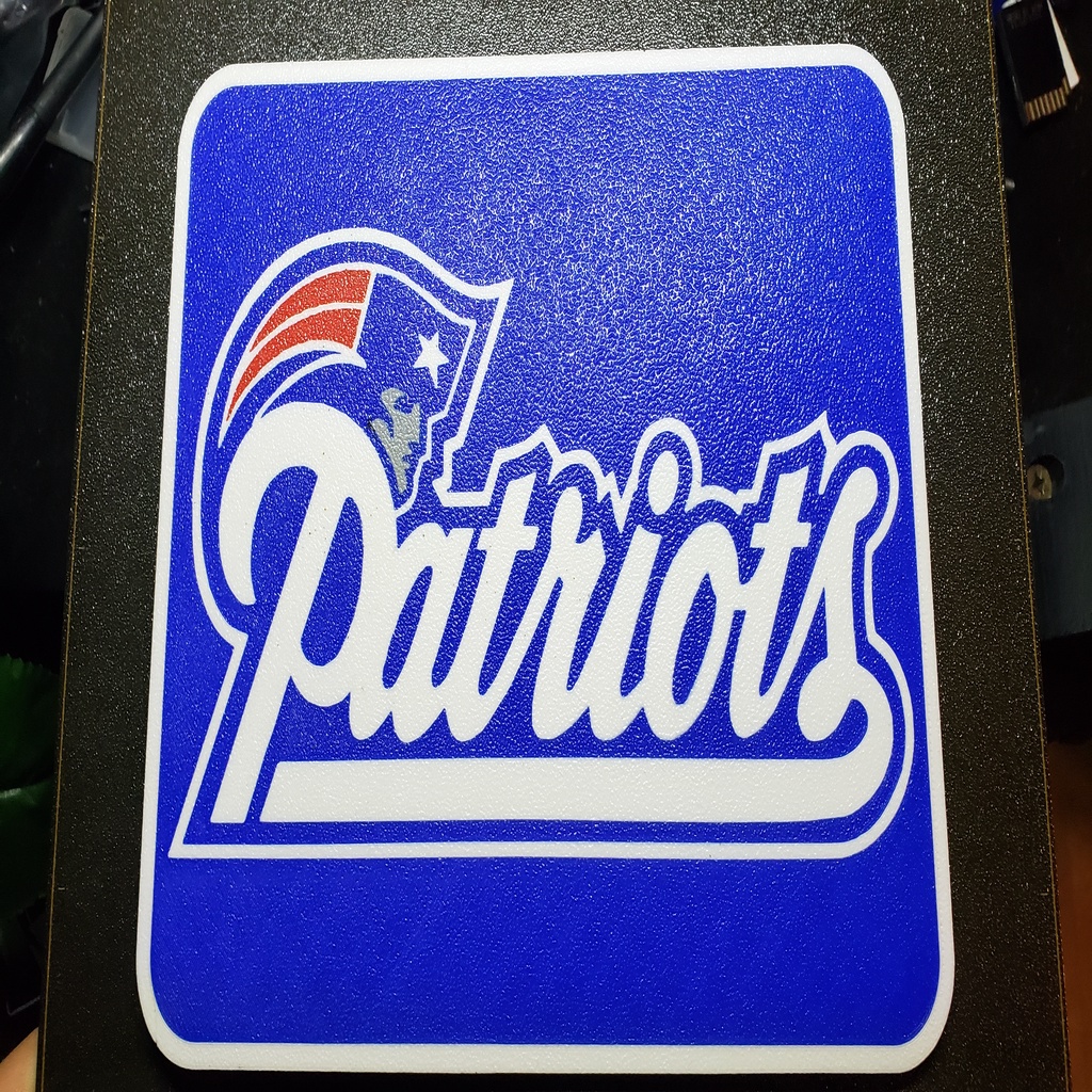 New England Patriots Sign Multi Material
