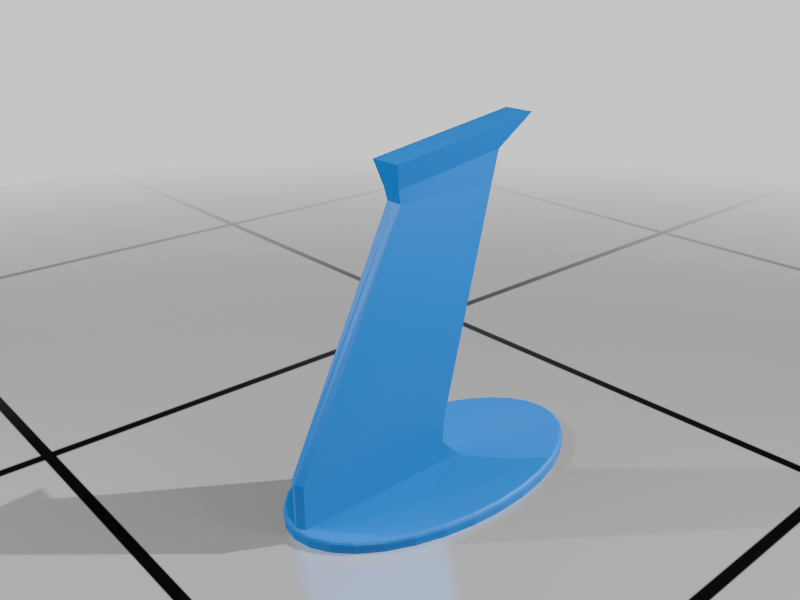 Simple airplane stand