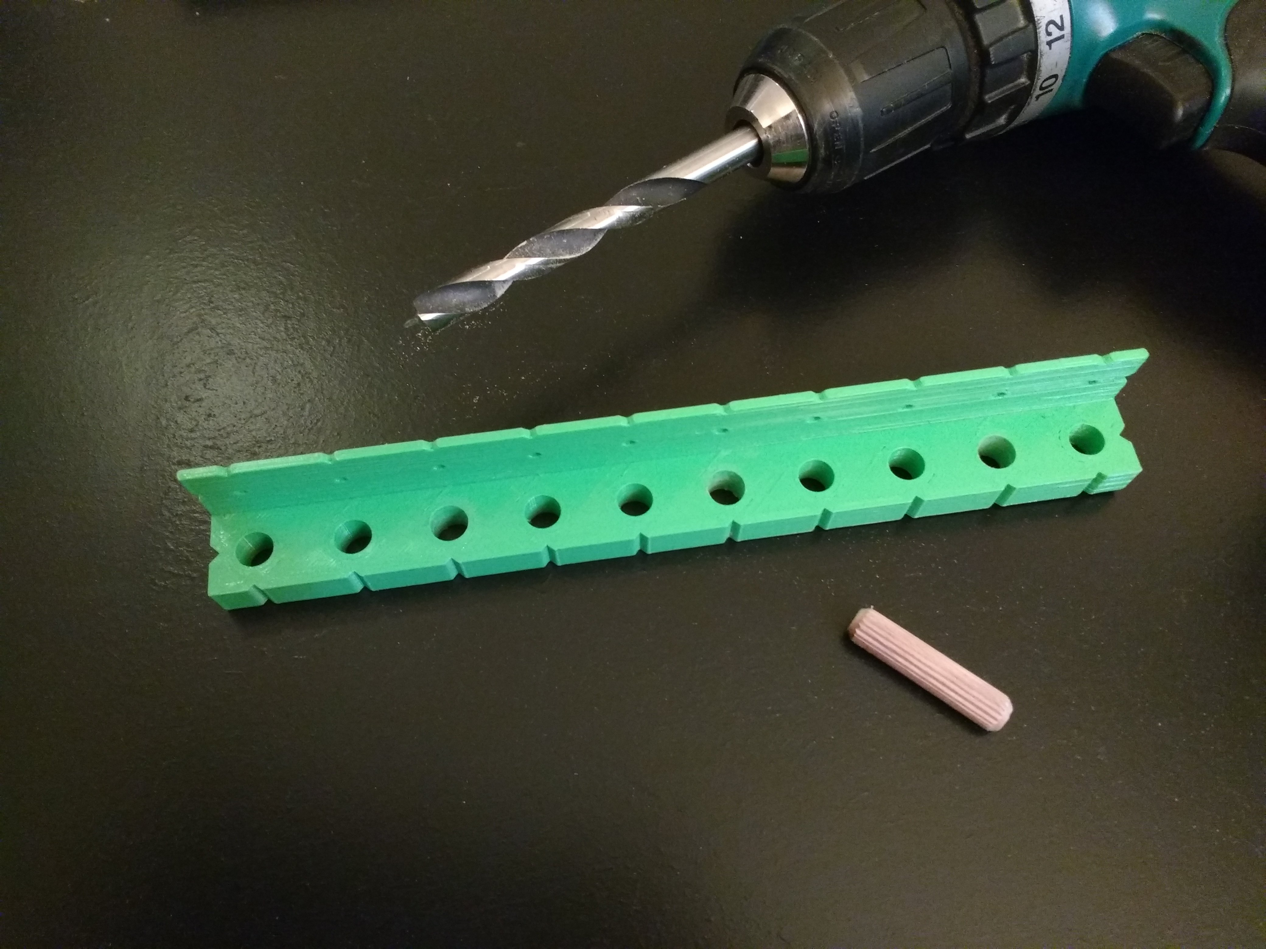 Dowel, screw and marking jig, fully customizable