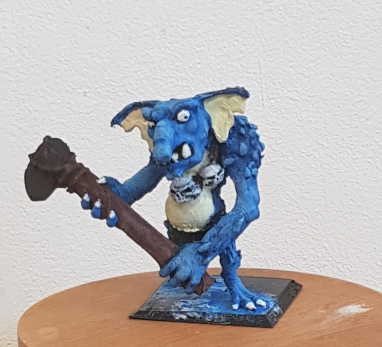 Cave troll with axe