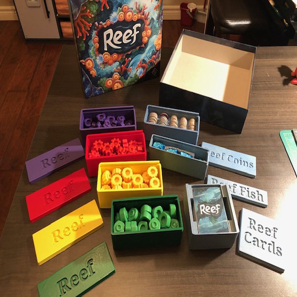 Reef board game inserts