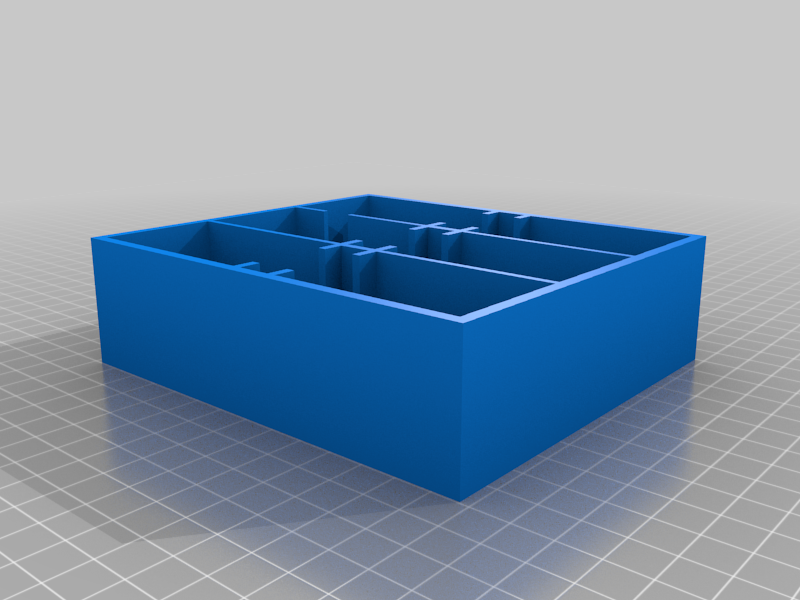 Reloading die box for 3 die set