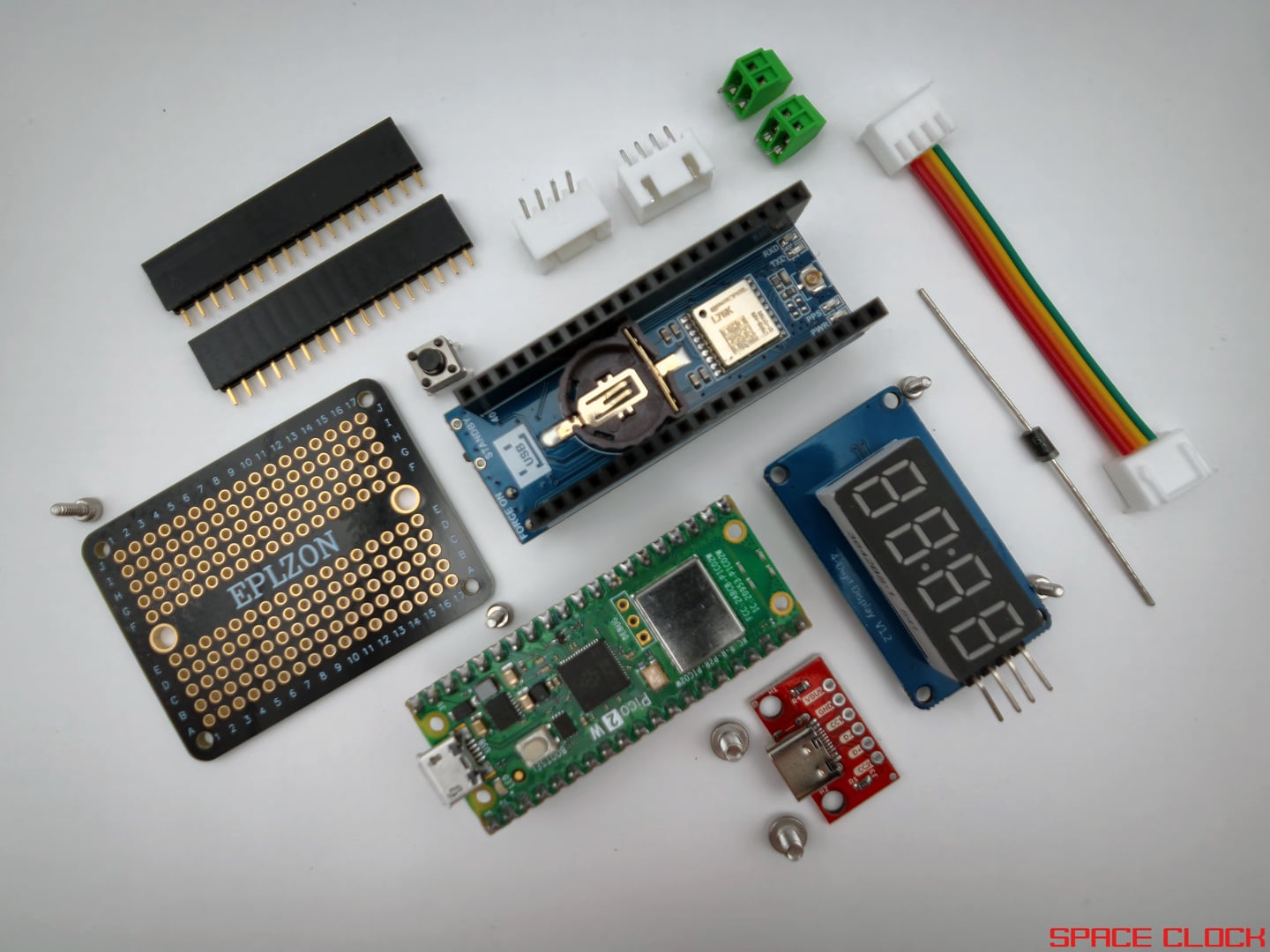 SPACE CLOCK bill of materials