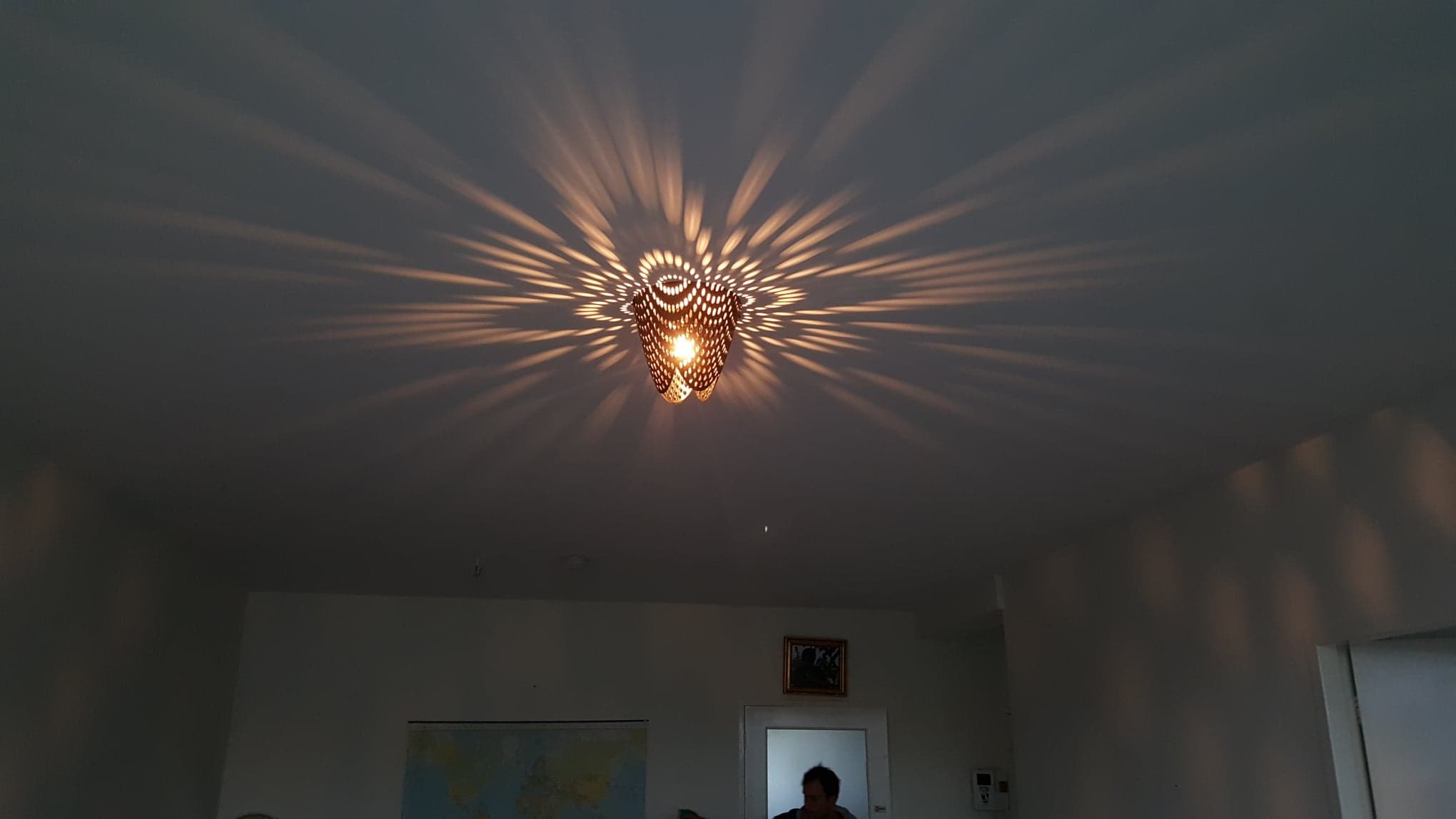 ceiling lamp / light pattern