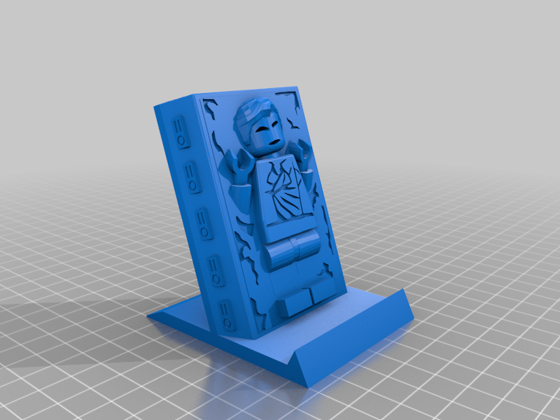 Lego Han Solo Carbonite Stand