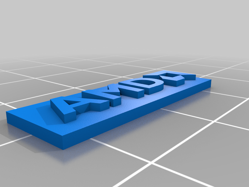 AMD Logo with Stand