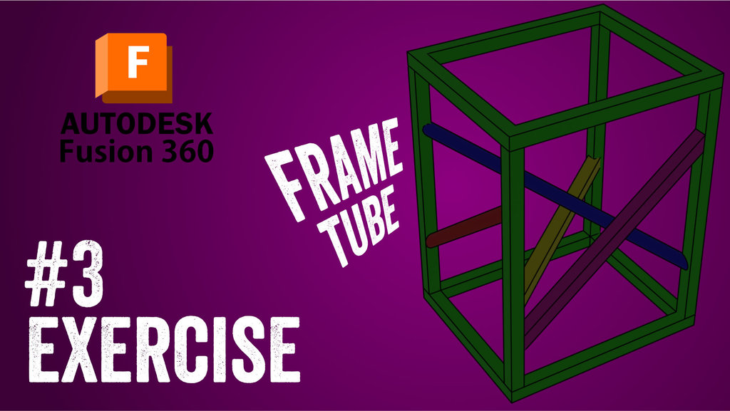 #3 Tutorial Fusion 360 - Frame Tube | Pistacchio Graphic